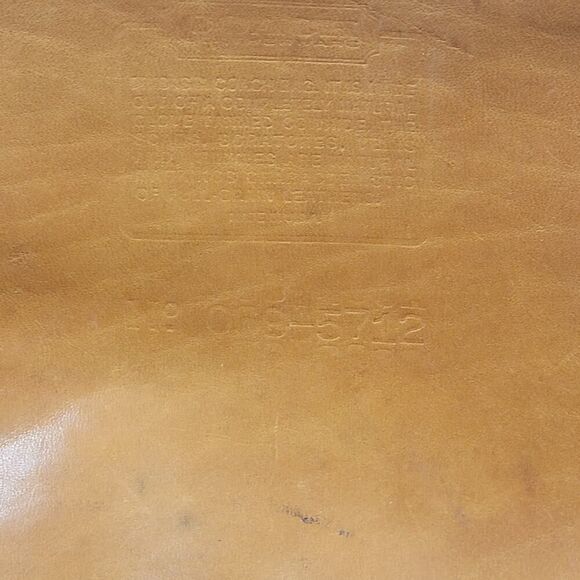 Vintage 90s Coach Leather Tote Bag Purse Brown Leather Carryall - Picture 16 of 16